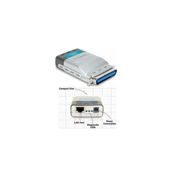 DLINK 10/100MBPS POCKET SIZE PRINT SERVER FOR PARALLEL PRINTER