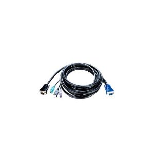 DLINK KVM Cable Combo PS2/USB, Keyboard-Video-Mouse, For KVM-440/450 (5m)